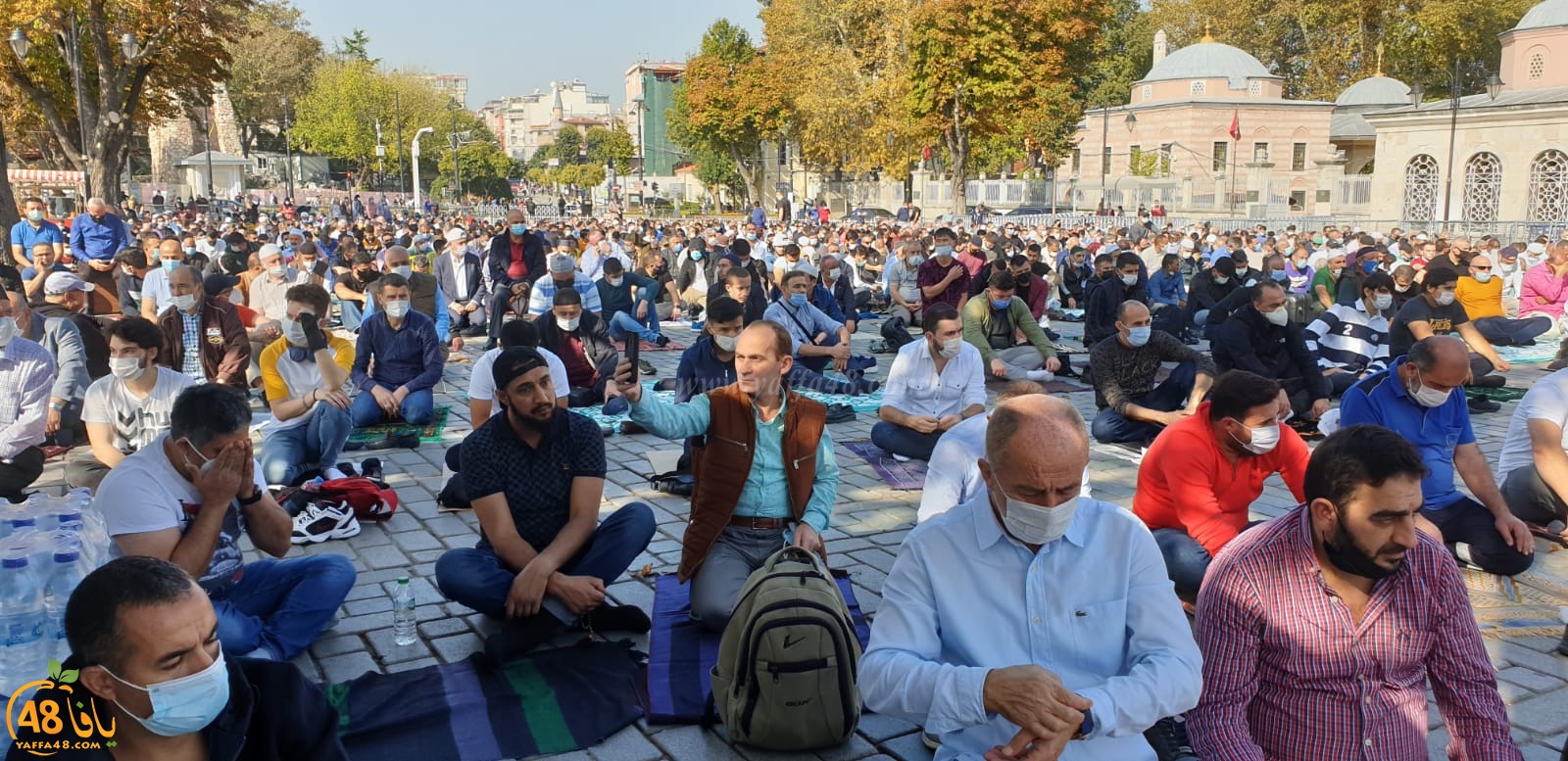  فيديو وصور من إقامة صلاة الجمعة في مسجد آيا صوفيا باسطنبول 